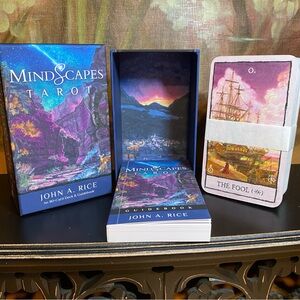 Mindscapes Tarot: An 80-Card Deck & Guidebook by John A. Rice